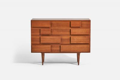 Gio Ponti Dresser in Walnut for Singer Sons America 1950s