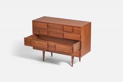 Gio Ponti Dresser in Walnut for Singer Sons America 1950s