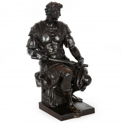 Giuliano de Medici 19th century cast after Michelangelo
