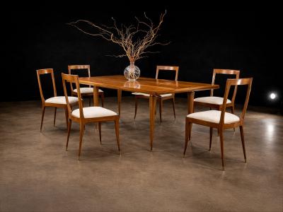 Giuseppe Scapinelli Extendable Dining Table in Caviuna Wood by Giuseppe Scapinelli 1950s Lot 628