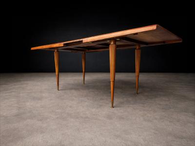 Giuseppe Scapinelli Extendable Dining Table in Caviuna Wood by Giuseppe Scapinelli 1950s Lot 628