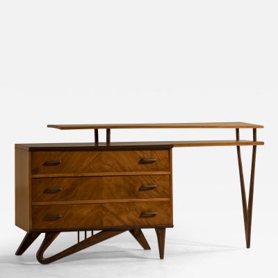 Giuseppe Scapinelli Sculptural Sideboard in Cavi na Wood Giuseppe Scapinelli Brazilian Mid century