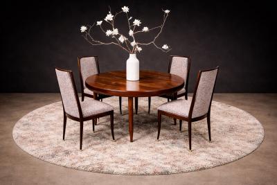 Giuseppe Scapinelli Set of Four Dining Chairs in Rosewood by Giuseppe Scapinelli 1950s Lot 352