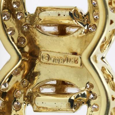 Gold Diamond Belt Bracelet 21st Century