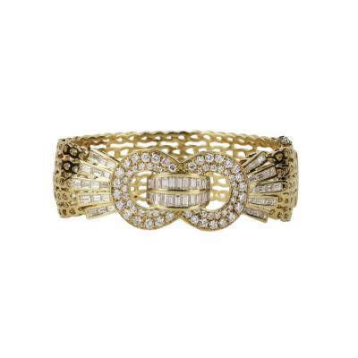 Gold Diamond Belt Bracelet 21st Century