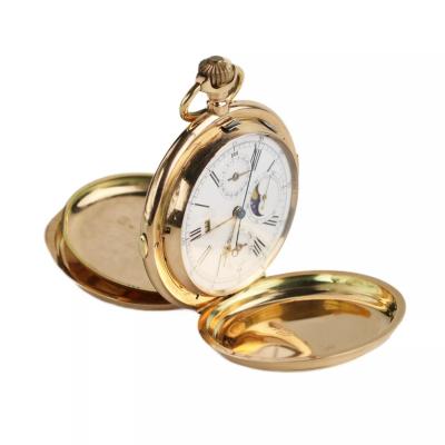 Gold Repeater Pocket Watch By Louis Armand Switzerland Circa 1900