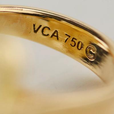Gold Ring With Diamonds And Emeralds 20th Century