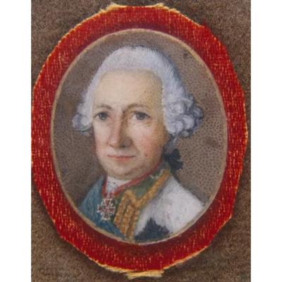 Gold Snuff Box With The Portrait Of Admiral Semyon Ivanovich Mordvinov 