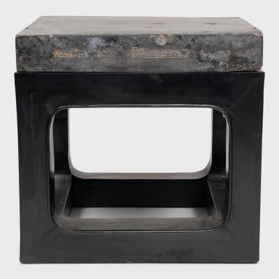 Golden Brick Side Table