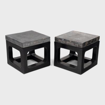 Golden Brick Side Table