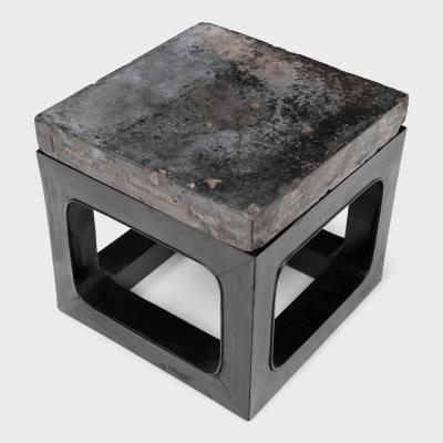 Golden Brick Side Table
