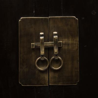 Grand Black Lacquer Cabinet