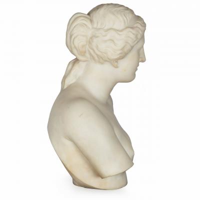 Grand Tour Marble Bust Venus de Milo after Antiquity