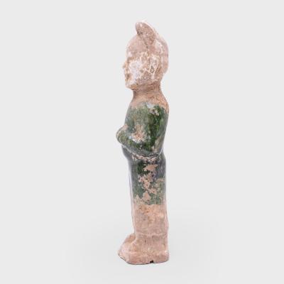 Green Glazed MIngqi Spirit Scholar