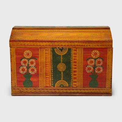 Guatemalan Folk Painted Chest