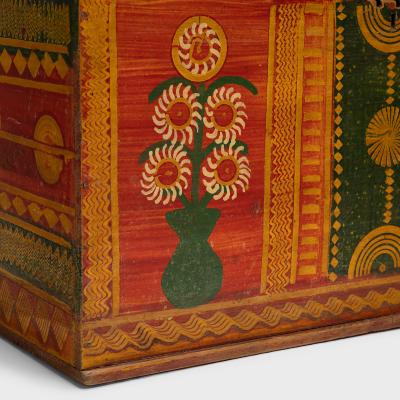 Guatemalan Folk Painted Chest