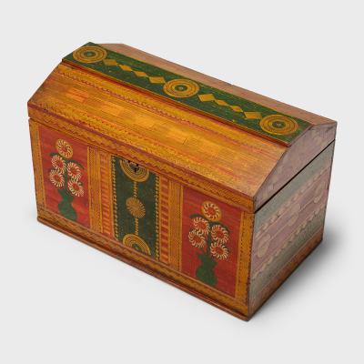 Guatemalan Folk Painted Chest