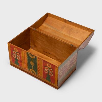 Guatemalan Folk Painted Chest