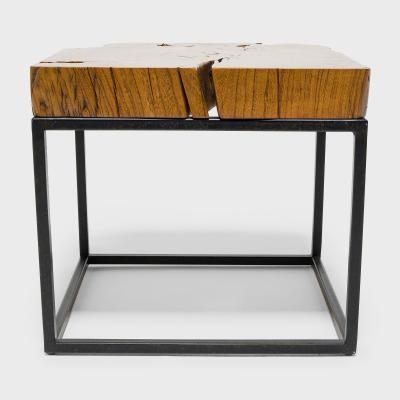 Hana Raw Timber Side Table