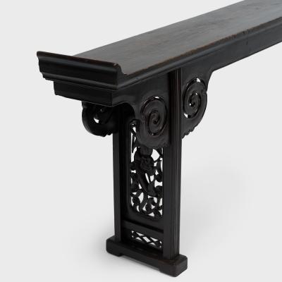 Hardwood Altar Table with Clouds and Dragons