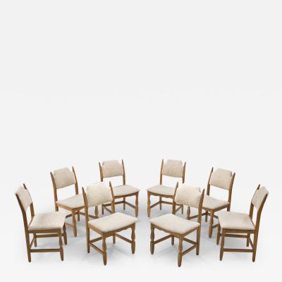 Henning Kjaernulf Set of Eight Oak Dining Chairs by Henning Kj rnulf Denmark 1960s