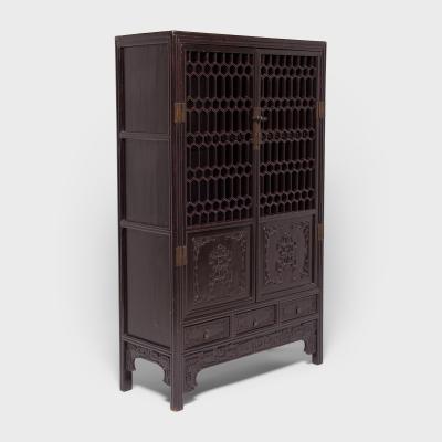 Honeycomb Lattice Display Cabinet