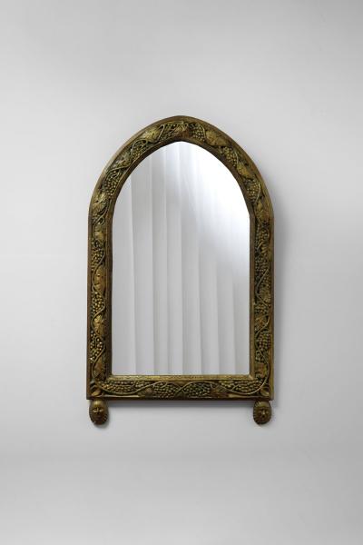 Important gilded wood mirror XXth c 
