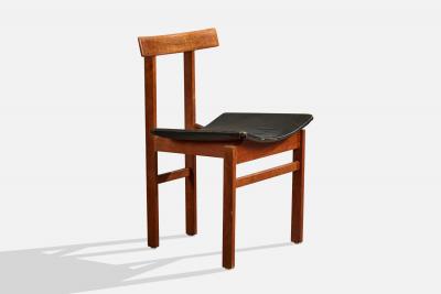 Inger Klingenberg Dining Room Chairs with Teak and Leather Denmark 1960s