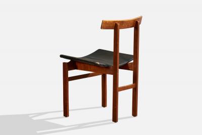 Inger Klingenberg Dining Room Chairs with Teak and Leather Denmark 1960s