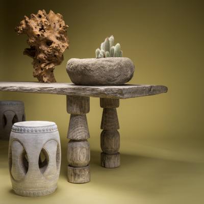 Interlocking Limestone Drum