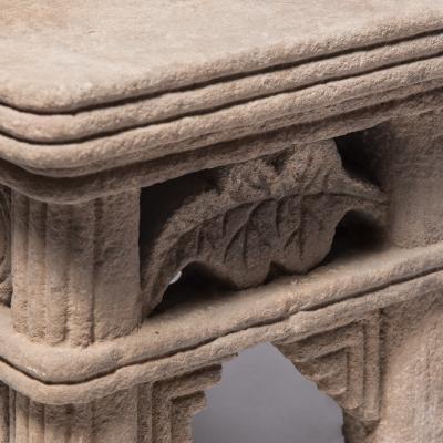 Interlocking Ring Ming Stone Table