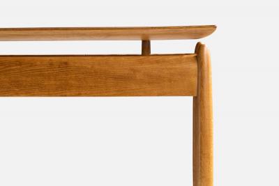 Italian Designer Console Table in Wood Italy 1950s