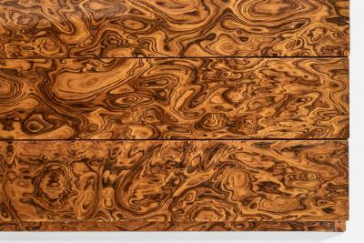 Italian Designer Dresser in Burlwood Italy 1970s