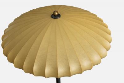 Italian Designer Floor Lamp with Metal Brass Marble and Resin Italy