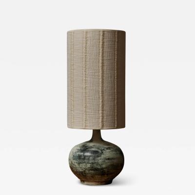 Jacques Blin Jacques Blin Spinning Top Shaped Ceramic Table Lamp