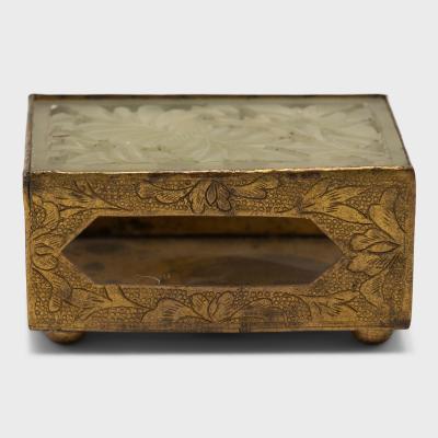 Jade Top Matchbox Holder