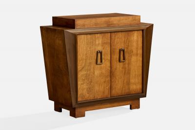 James Mont Nighstands with Maple and Brass USA 1950s