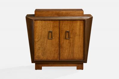 James Mont Nighstands with Maple and Brass USA 1950s