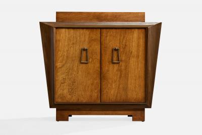 James Mont Nighstands with Maple and Brass USA 1950s