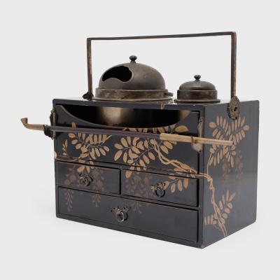 Japanese Gilt Takamaki e Tabako Bon