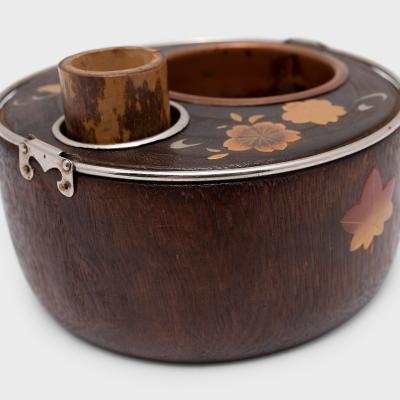 Japanese Inlaid Paulownia Tabako Bon