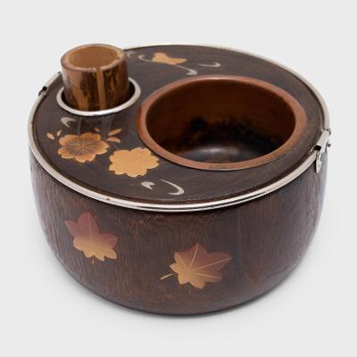 Japanese Inlaid Paulownia Tabako Bon