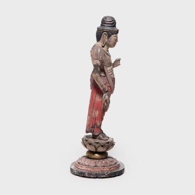 Japanese Standing Sh Kannon Figure