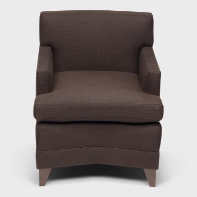 Jean Michel Frank Style Angled Armchair