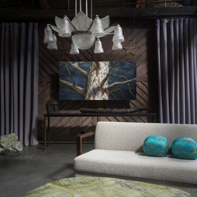 Jim Rose Ming Steel Offering Table