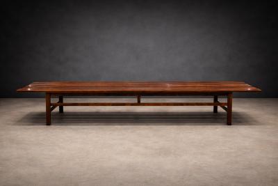 Joaquim Tenreiro Bench in Rosewood Att to Joaquim Tenreiro 1960s Lot 318A
