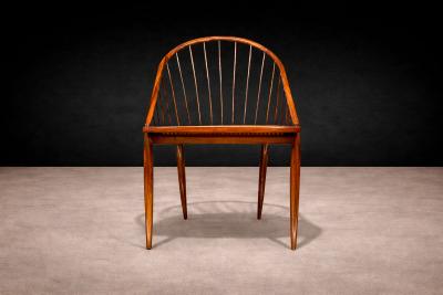Joaquim Tenreiro Curva Chair in Rosewood Caning Joaquim Tenreiro 1960s Lot 597