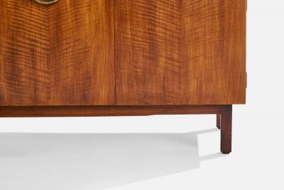 John Widdcomb Cabinet with Wood and Brass USA 1950s