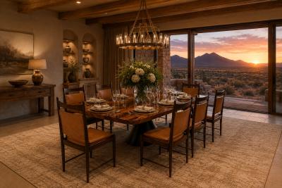 Jorge Zalszupin Dining Table Guanabara in Rosewood Concrete Metal Lot 827B