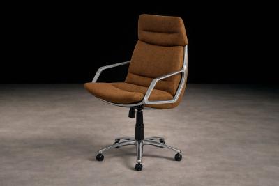 Jorge Zalszupin Jorge Zalszupin Tall Commander Swivel Chair 1973 Fiberglass Lot 888A